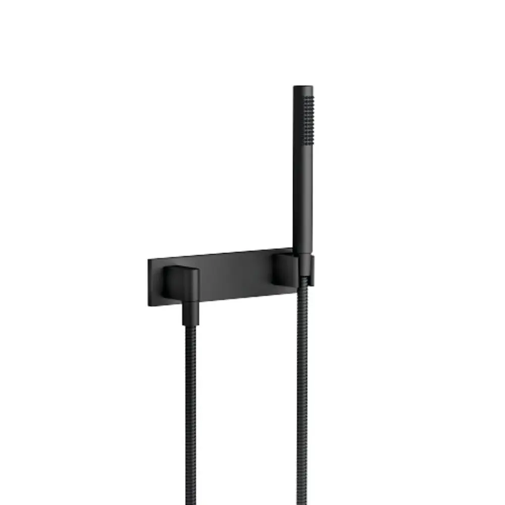 DORNBRACHT Schlauchbrausegarnitur mit Abdeckplatte SERIENSPEZIFISCH 27818980 Schwarz matt, 27818980-33 Galeriebild 1